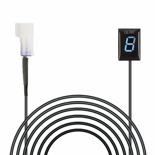 Motorcycle gear indicator blue - motorcycle,