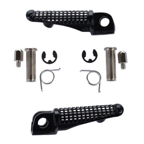 Front foot pegs black - front, for