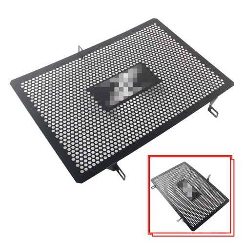 Black radiator grille guard - grille,