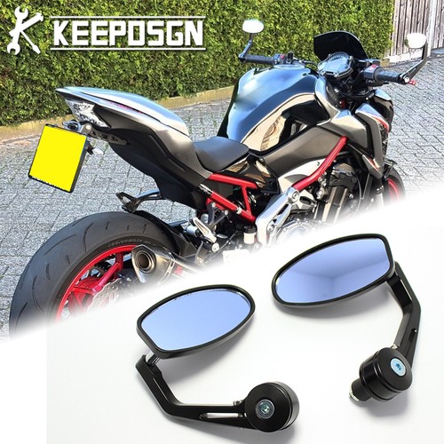 Bar end mirrors for - end, kawasaki